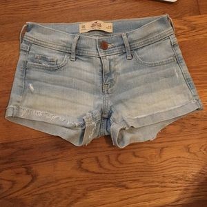 Holister Low Rise Jean Shorts